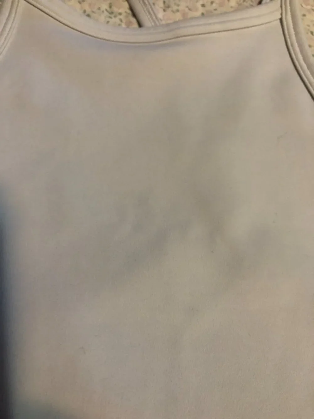 Lululemon White Activewear Tank Top, Size Small